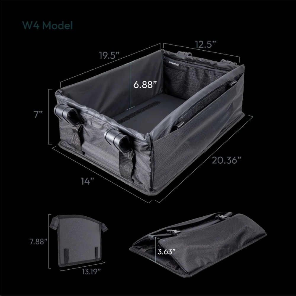 Wonderfold Collapsible Shopping Basket(model w4) w/divider